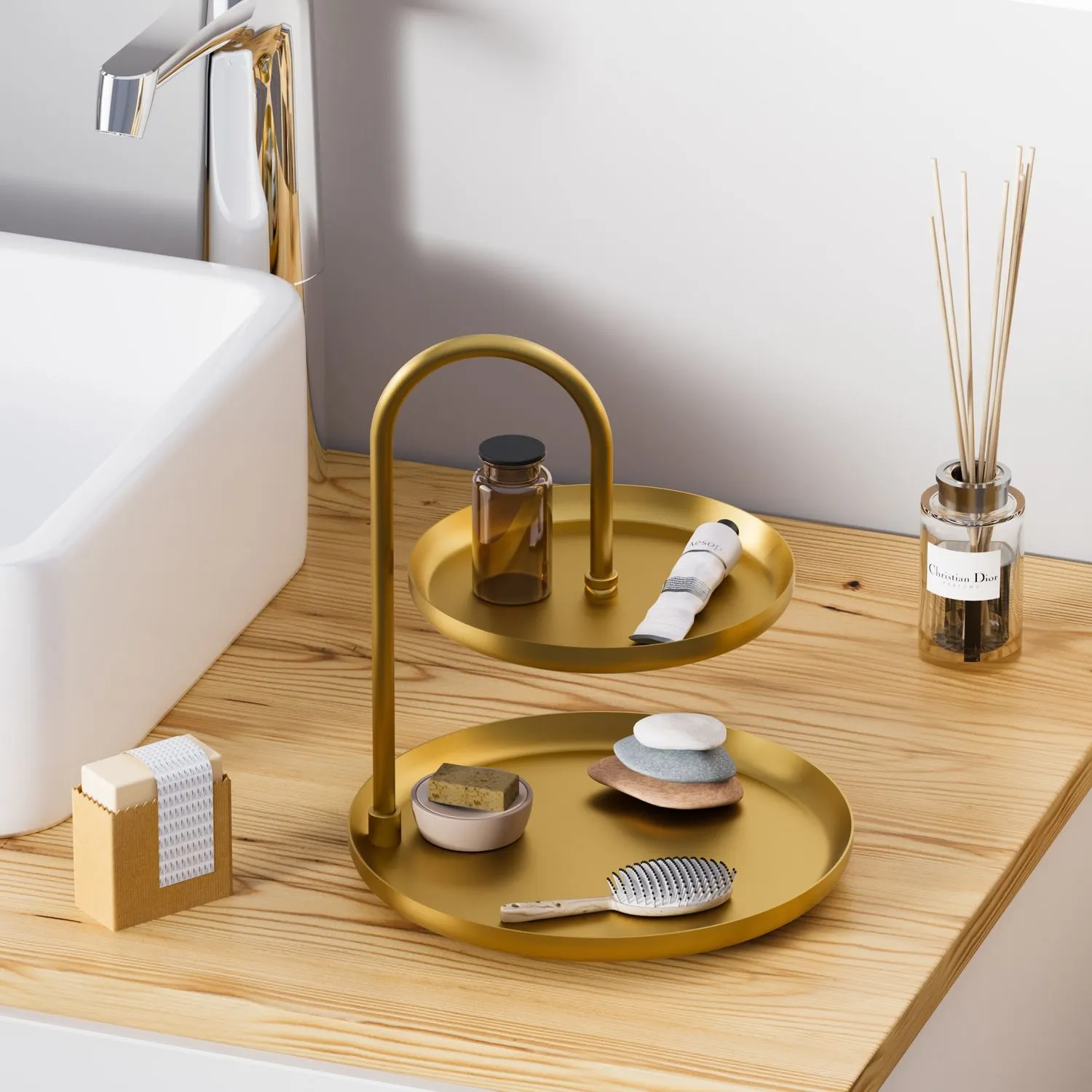 Metalowa ozdoba KORMEN B złota - ASI_247HFM1129