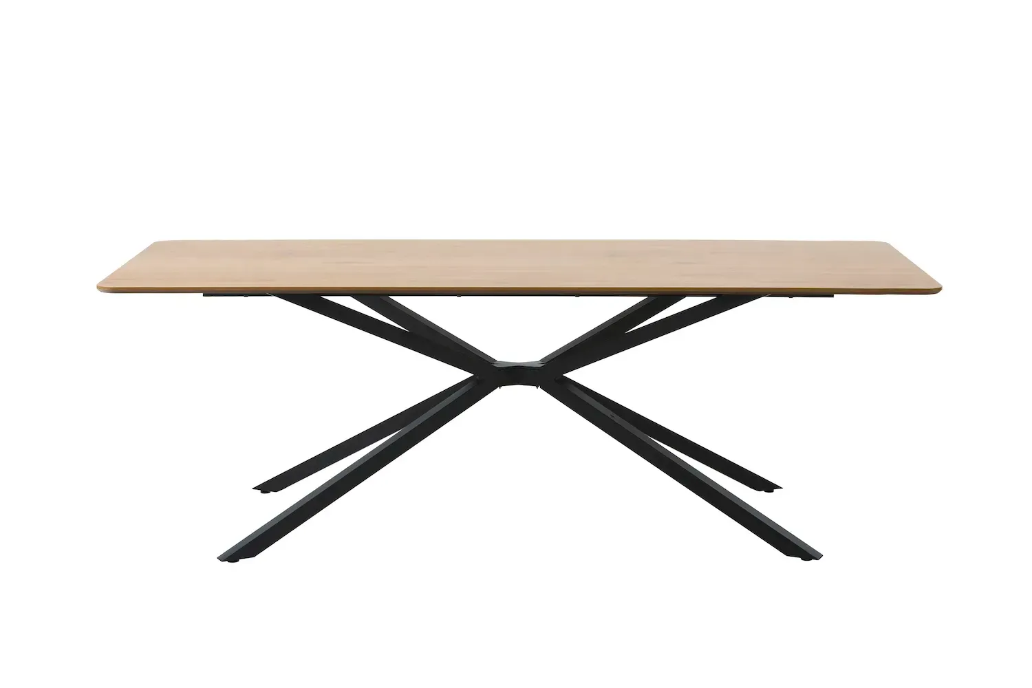 Stół CESURA 100x200 cm - naturalny, czarny - UN_53180000