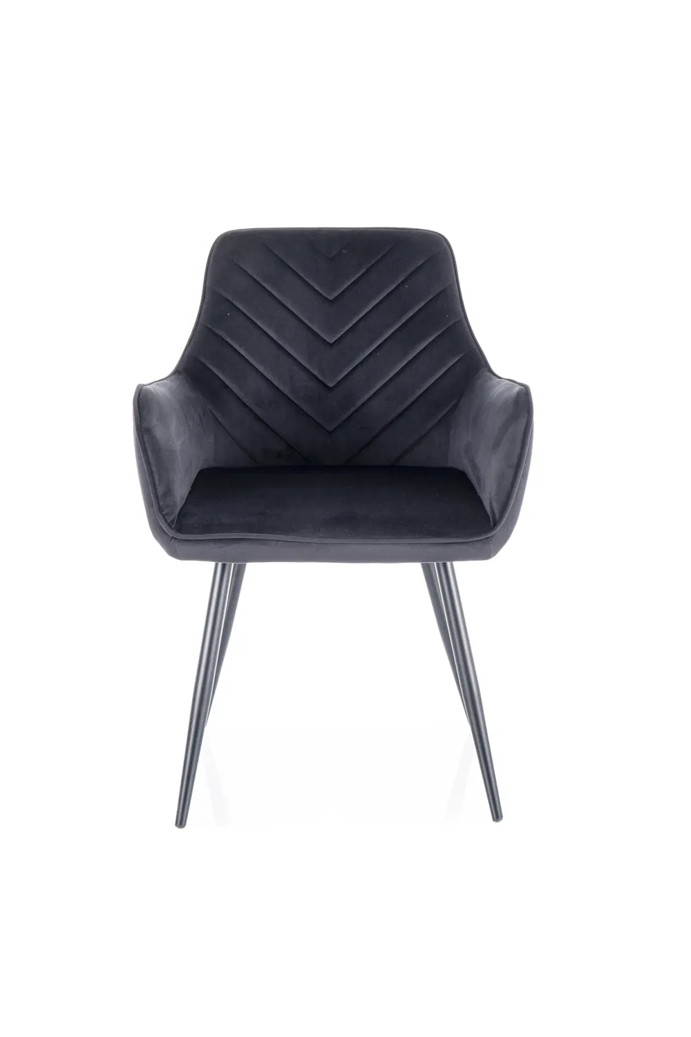 KRZESŁO FIG VELVET CZARNY STELAŻ/CZARNY BLUVEL 19 - FIGVCC