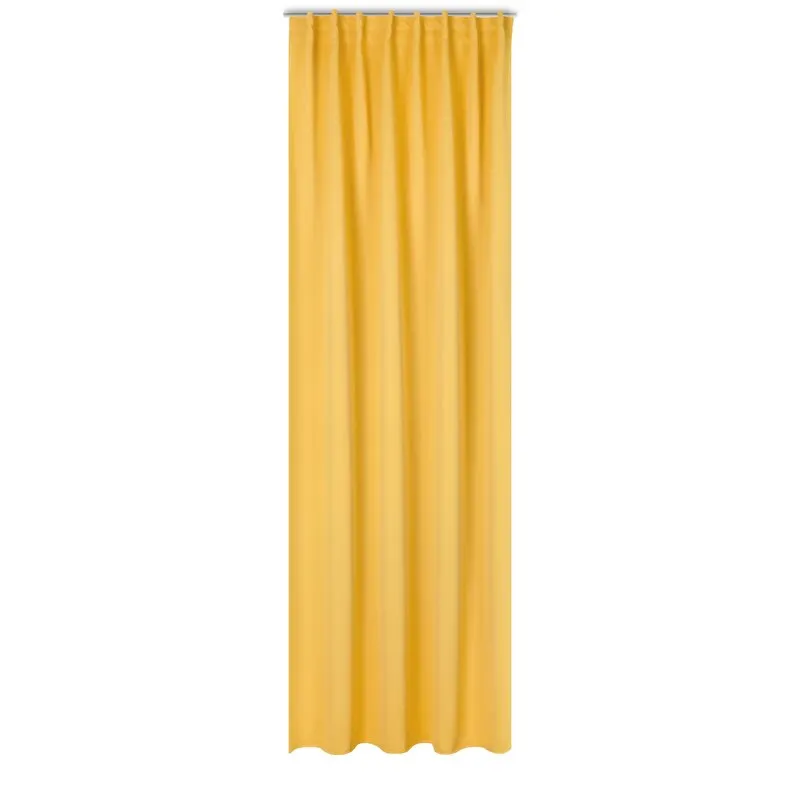 ZASŁONA GOTOWA MILAN NA TAŚMIE 140 X 300 CM MUSZTARDOWY - EU_390150
