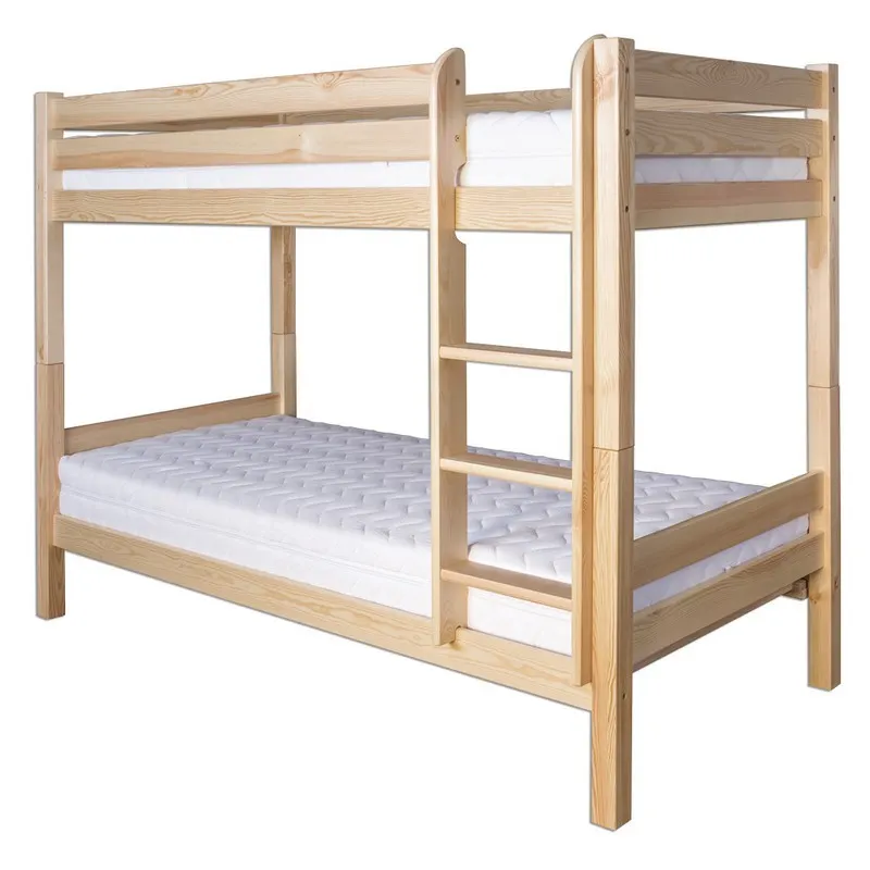 LK136 łóżko S90 W165 D200 sosna naturalny DREWMAX