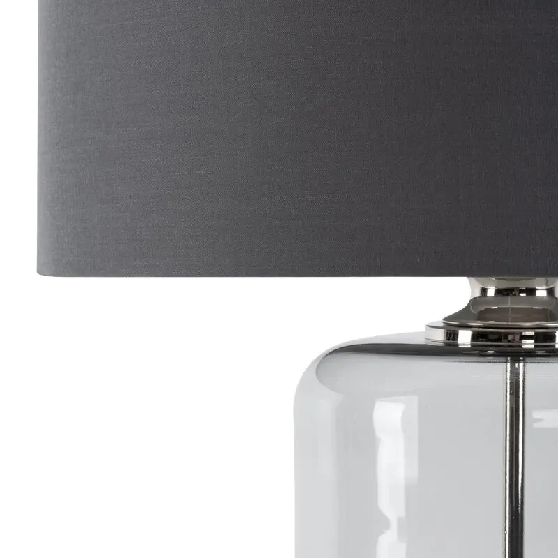 Lampa stołowa LILA popielata 38x61 cm - EU_417704