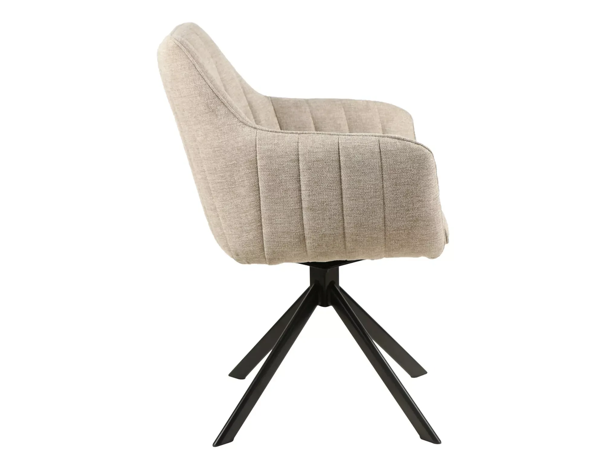 Krzesło obrotowe 180° AZALIA BREGO 31 beżowy metalowe nogi - AZALIABRCJBE