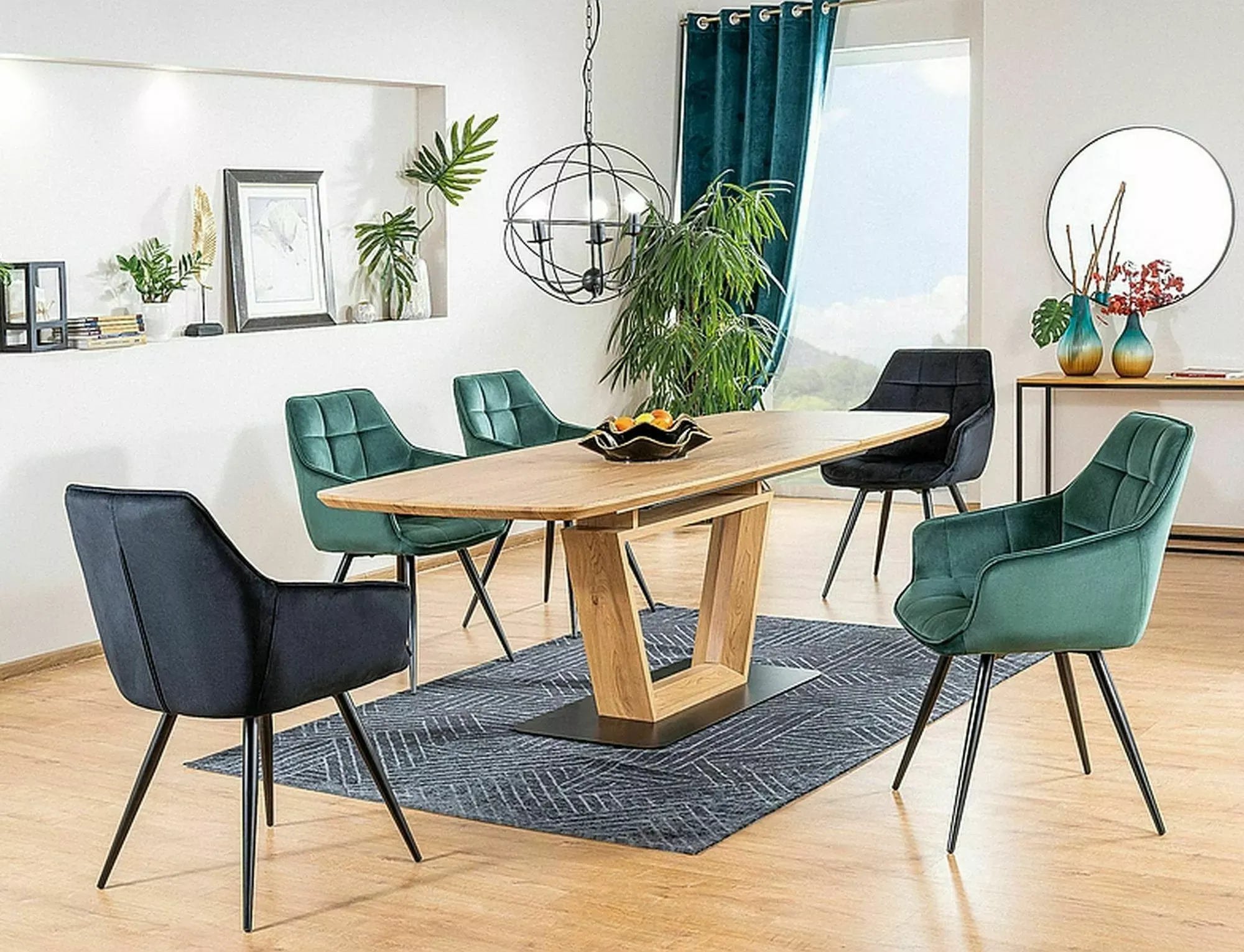 Krzesło LILIA VELVET Bluvel 78 aksamitne zielone - LILIAVCZ