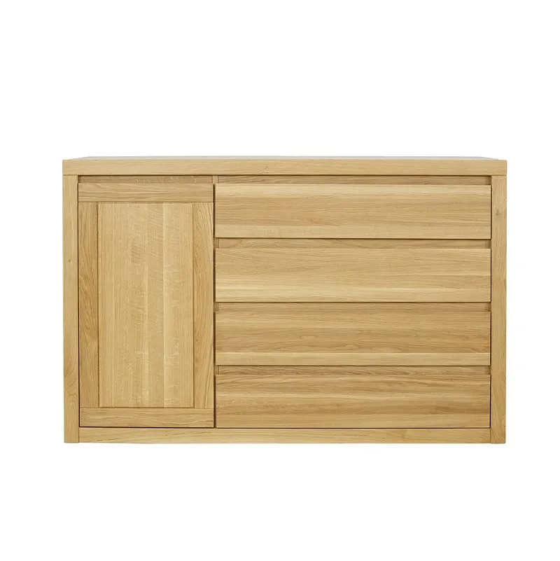 Komoda dębowa KD308 Naturalny DREWMAX
