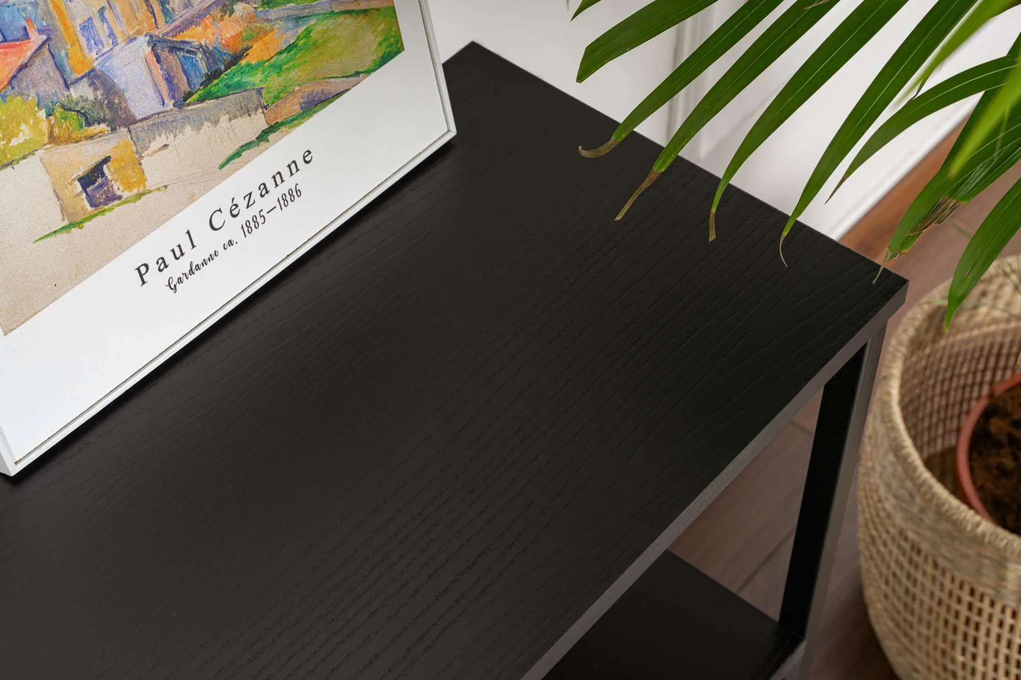 Konsola 3-drzwiowa SOLACE 120 cm czarna czarny metalowy stelaż - ASI_241NRD1344