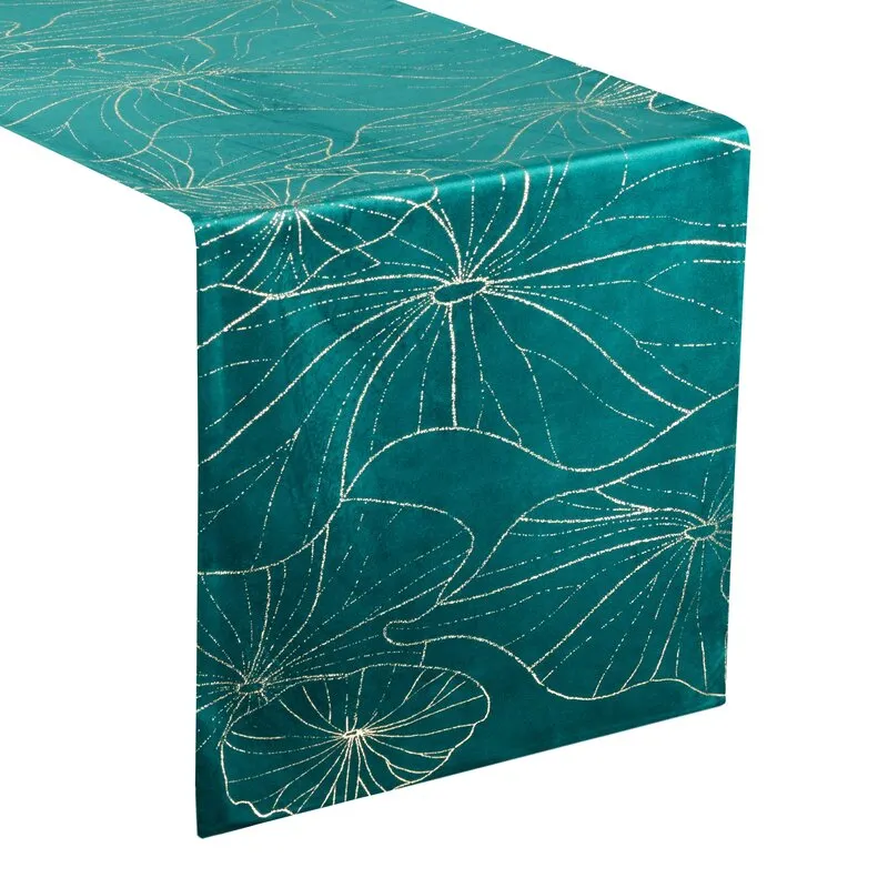 OBRUS BLINK 18 35 X 140 CM CIEMNOTURKUSOWY - EU_390051