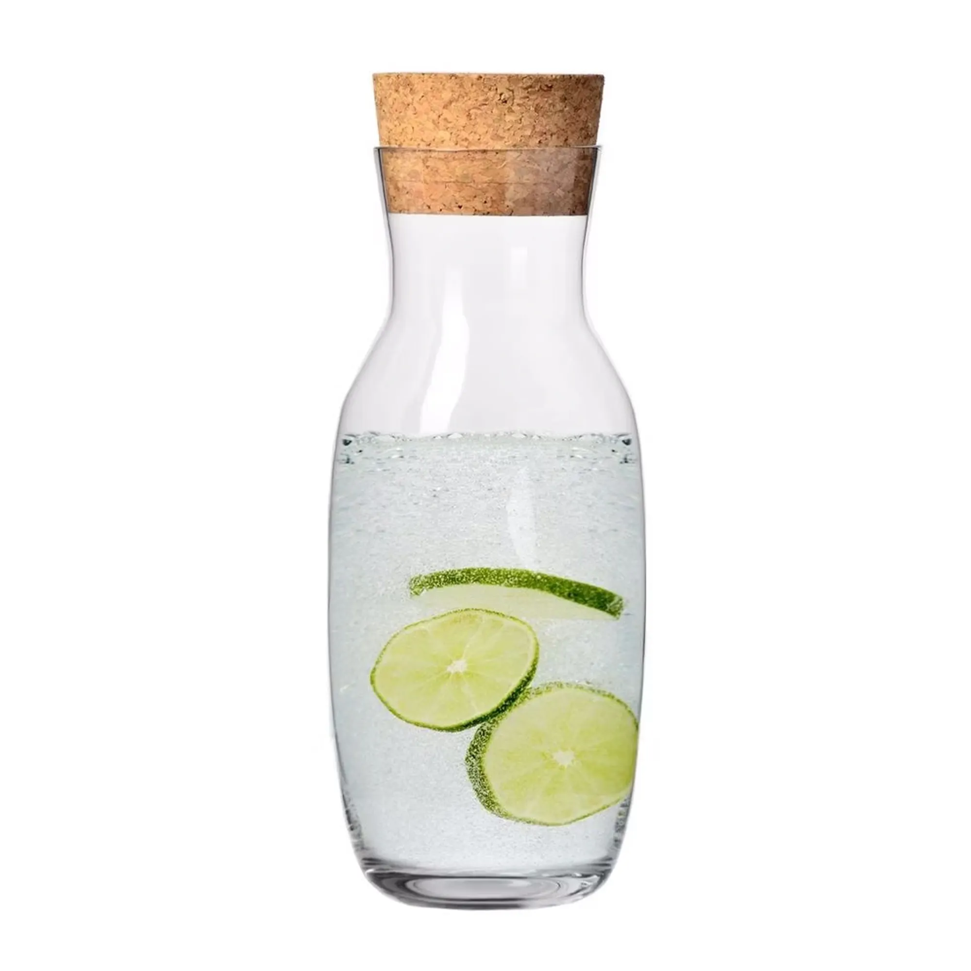 Karafka z korkiem naturalnym PURE 1 L transparentny