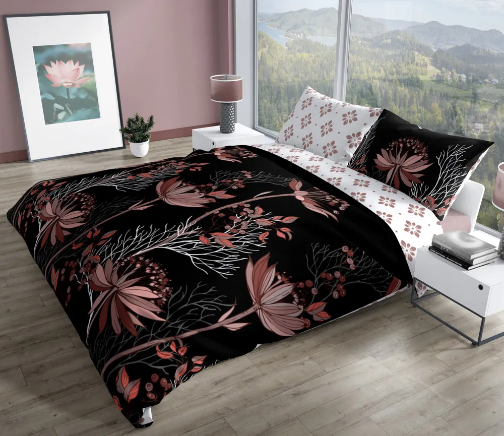 Pościel komplet PURE SATEEN 010 satyna bawełniana 160X200+2x70X80 wielokolorowy - FARO_27914