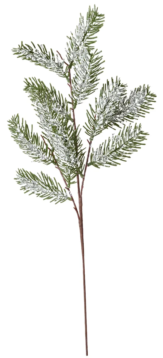 Gałązka sosnowa ze śniegiem 3181 zielona
