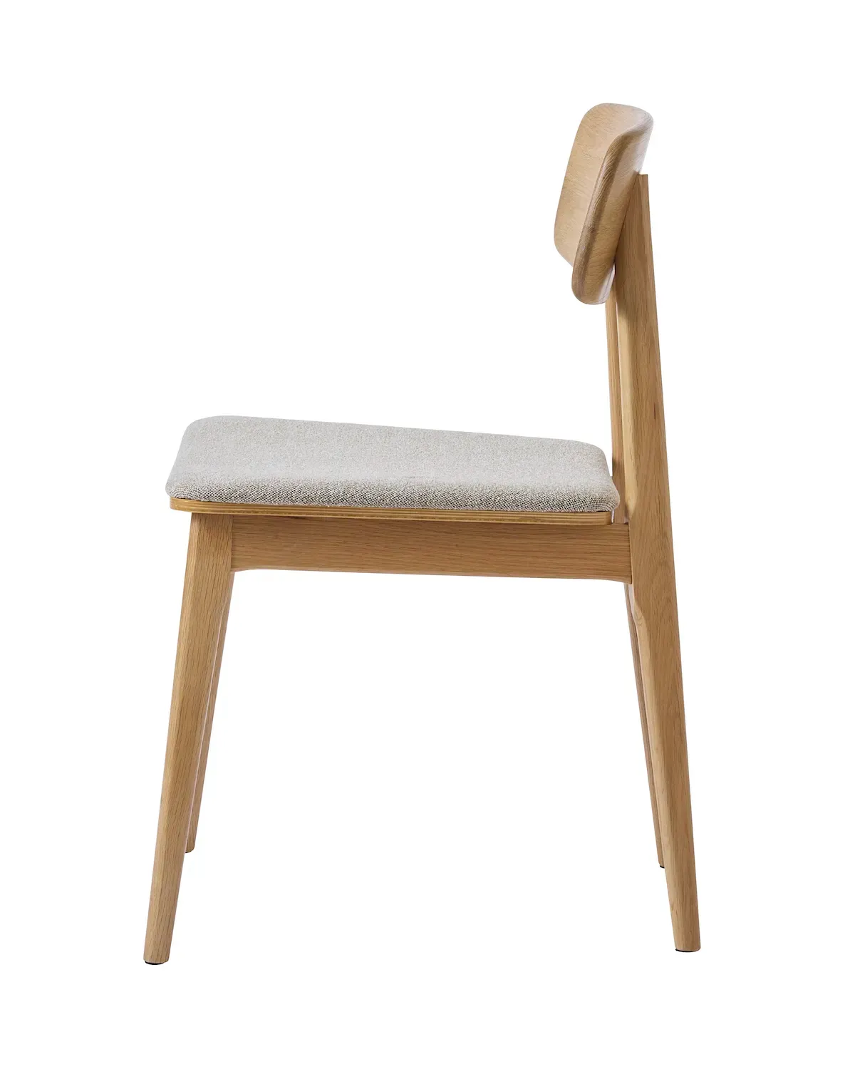 Krzesło drewniane LIVO - piaskowy, naturalny - UN_38444205