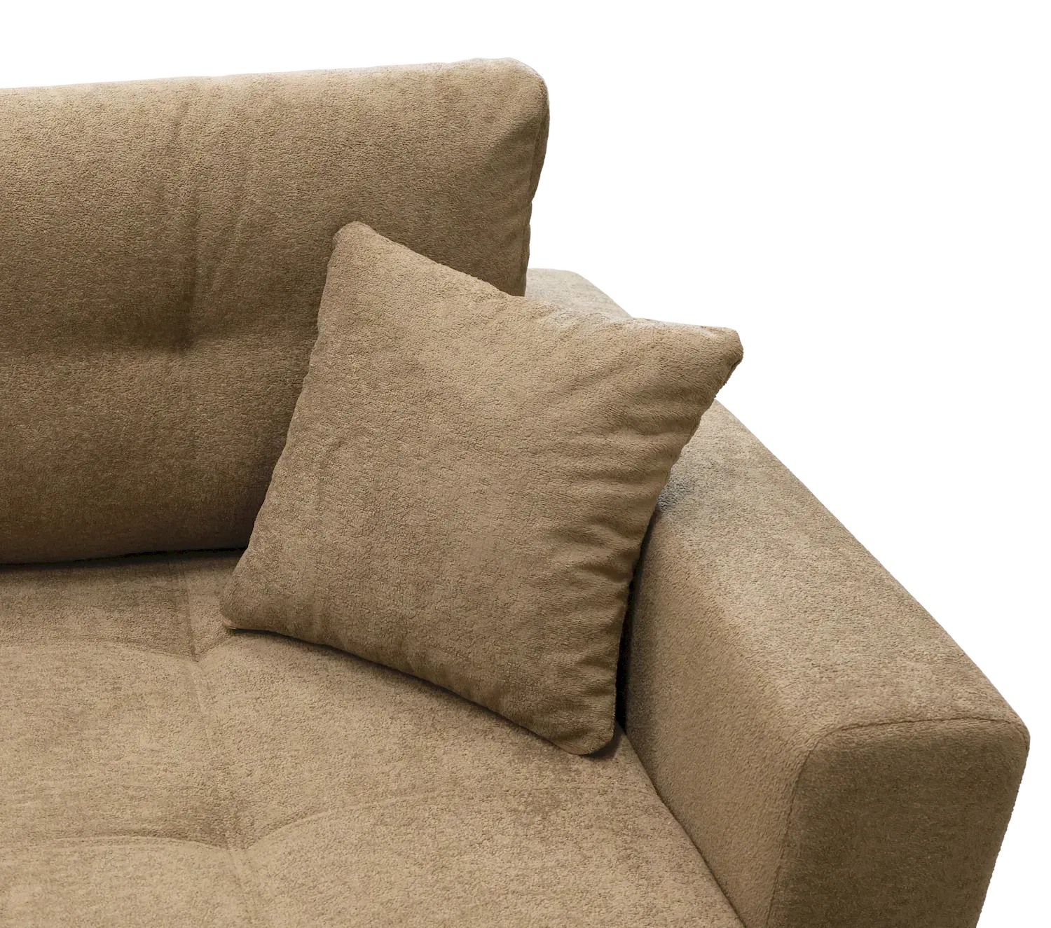 Narożnik rozkładany z pojemnikiem LAGUNA L/P tkanina Freya 210.06 jasny brąz - RUFREYA21006