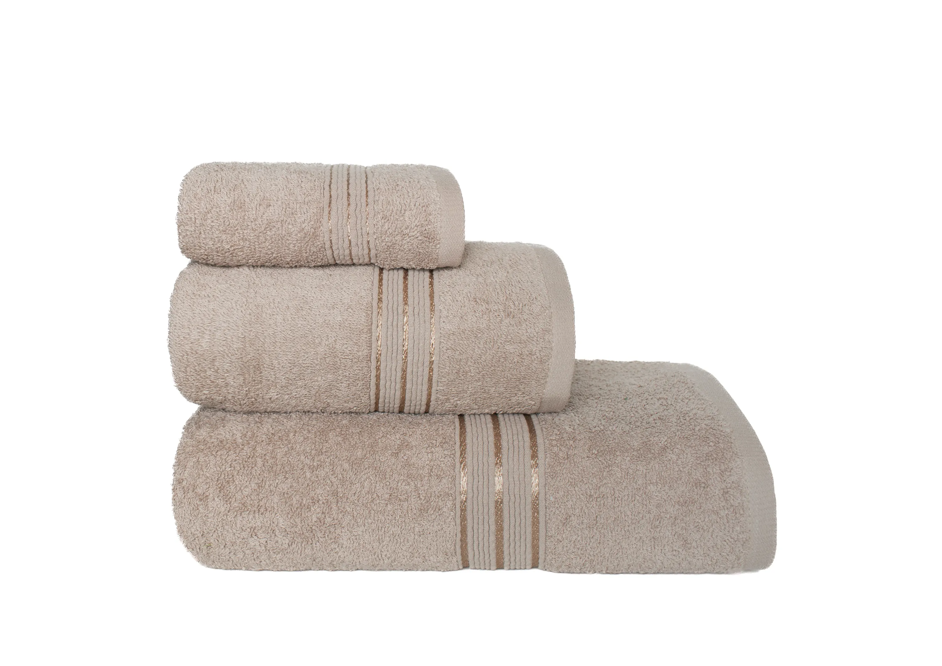 Ręcznik frotte RONDO 30x50 gramatura 500 beżowy - FARO_25915