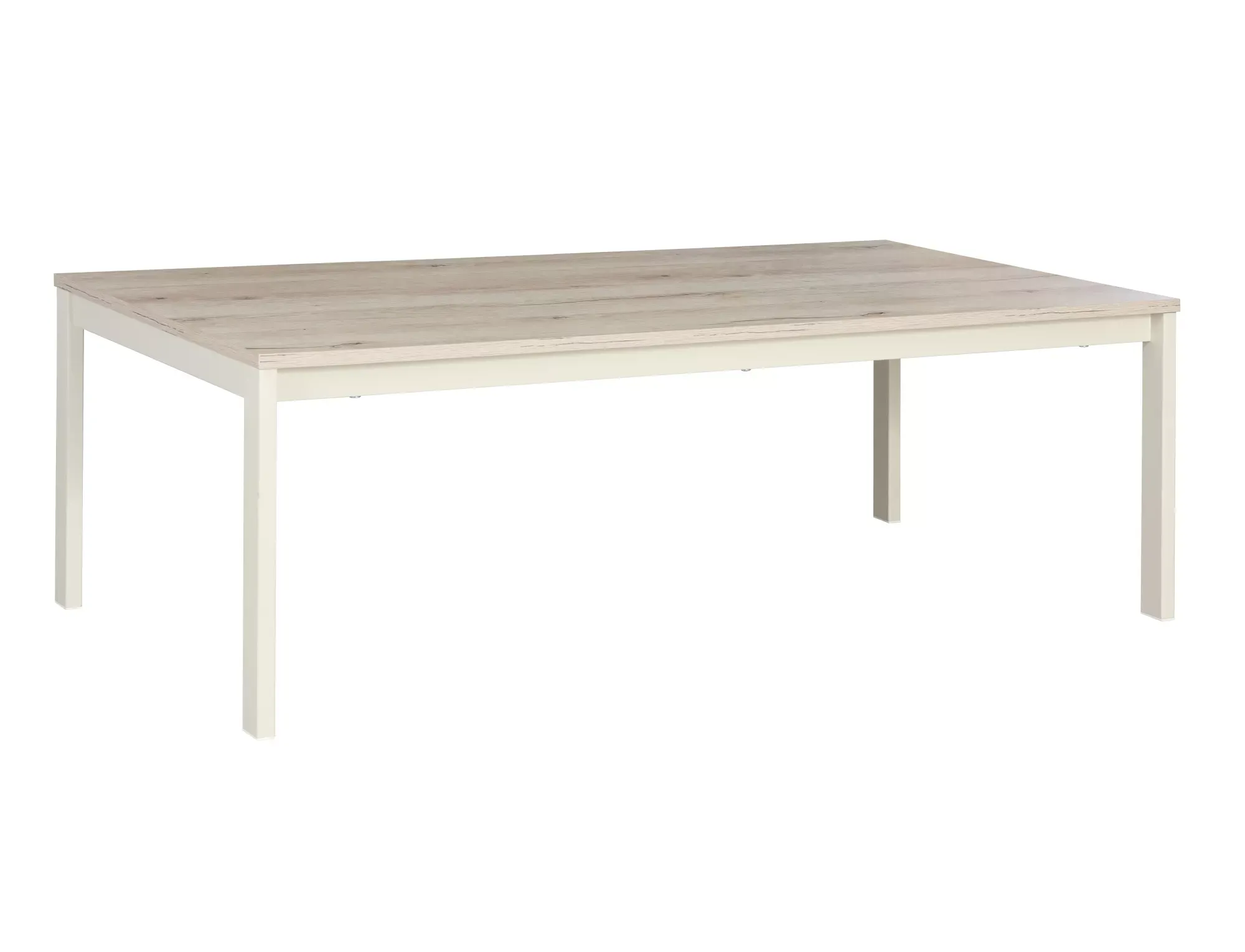 Stolik kawowy FROST L1 120x60 dąb alpejski/złamana biel