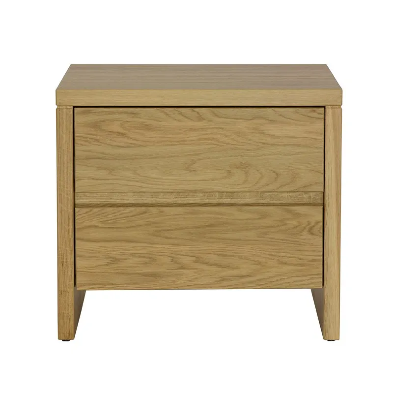 Szafka nocna dębowa SN215 Surowy nielakierowany DREWMAX - 18273