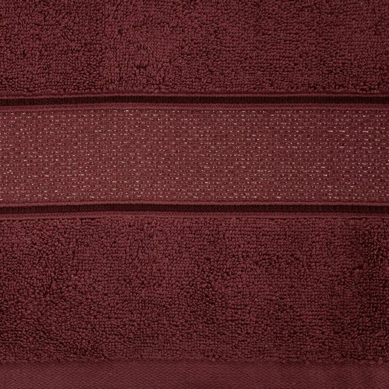 RĘCZNIK LIANA (13) 50 X 90 CM BORDOWY