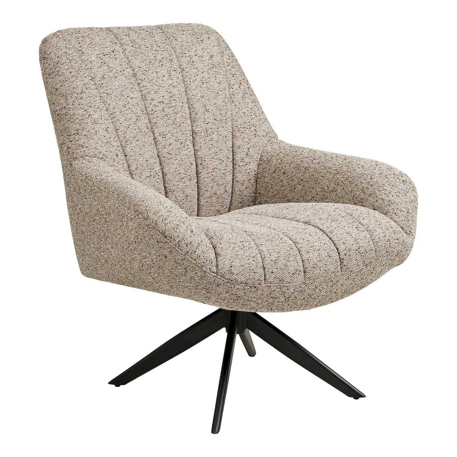 Fotel obrotowy GRANDOLA szary czarny