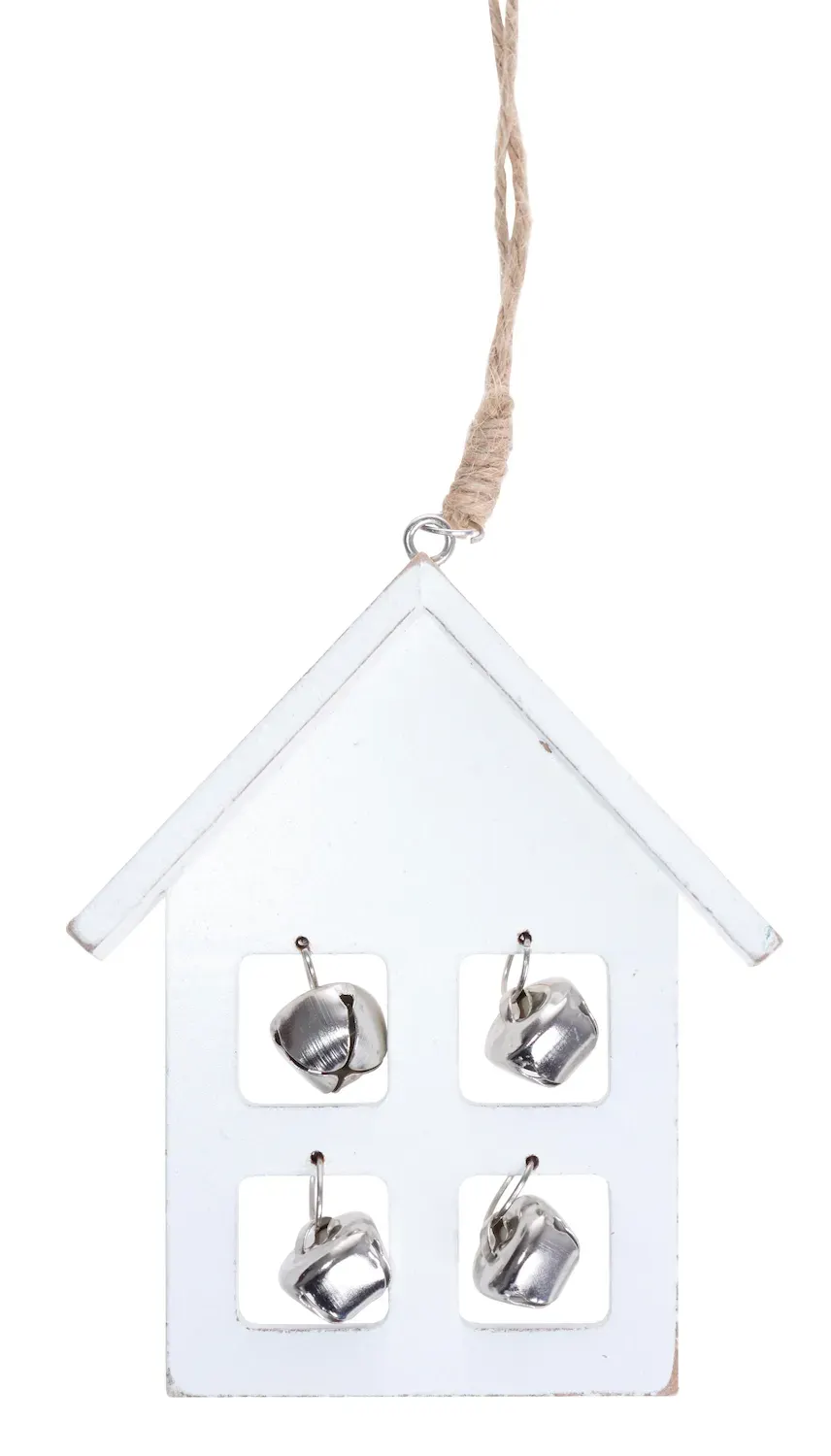 Zawieszka drewniana DOMEK biała Zawieszka drewniana DOMEK biała