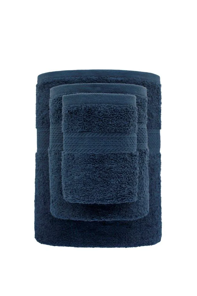 Ręcznik frotte MATEO 70x140 gramatura 450 granatowy - FARO_25957