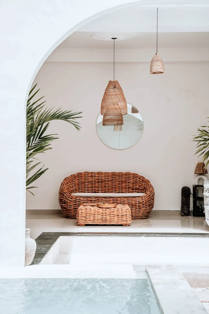 Sofa rattanowa INGKA HELEN 190 cm — zdjęcie 3