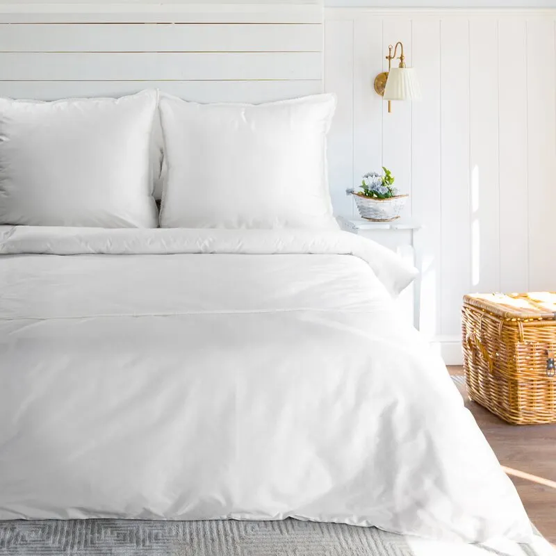 KOMPLET POŚCIELI RETRO 5 220 X 200 CM BIAŁY KOMPLET POŚCIELI RETRO 5 220 X 200 CM BIAŁY