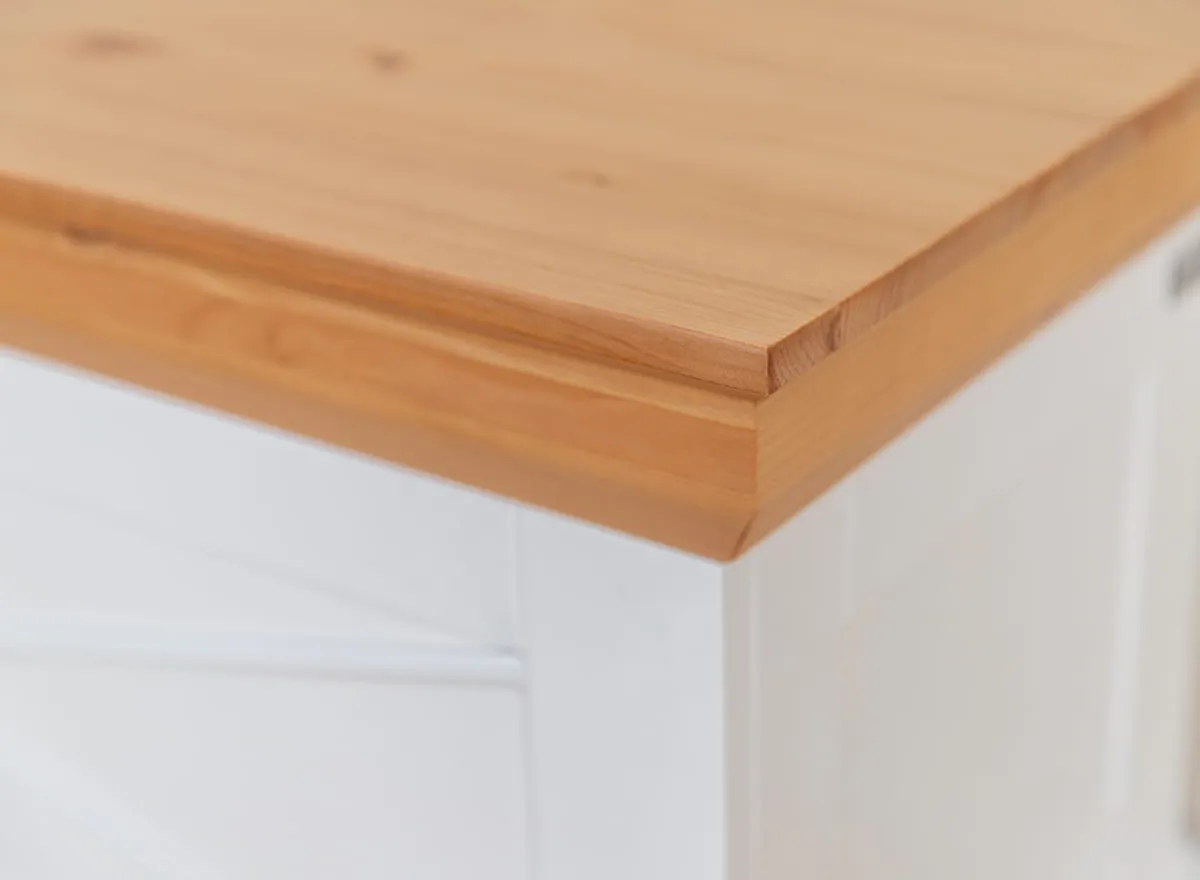 Skrzynia MARONE ELITE - biały, złocisty 95 cm - PLMEL18