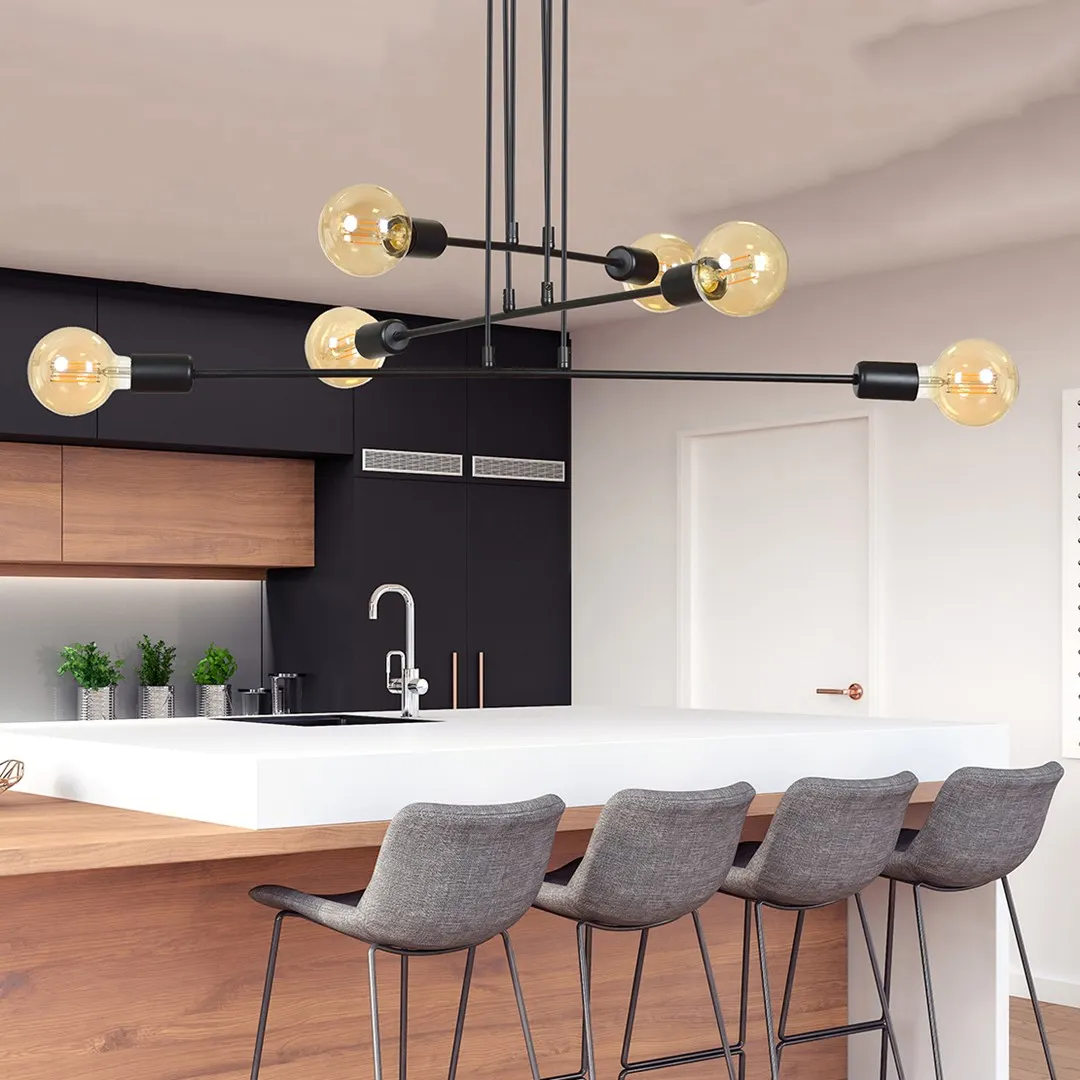 Lampa wisząca MULTIPO Czarny 696/6 - 696/6