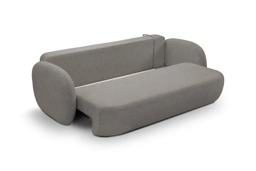 Sofa rozkładana z pojemnikiem OLIO SICURIO 238 cm ciemnoszara - OLIO_SO_SICURIO75