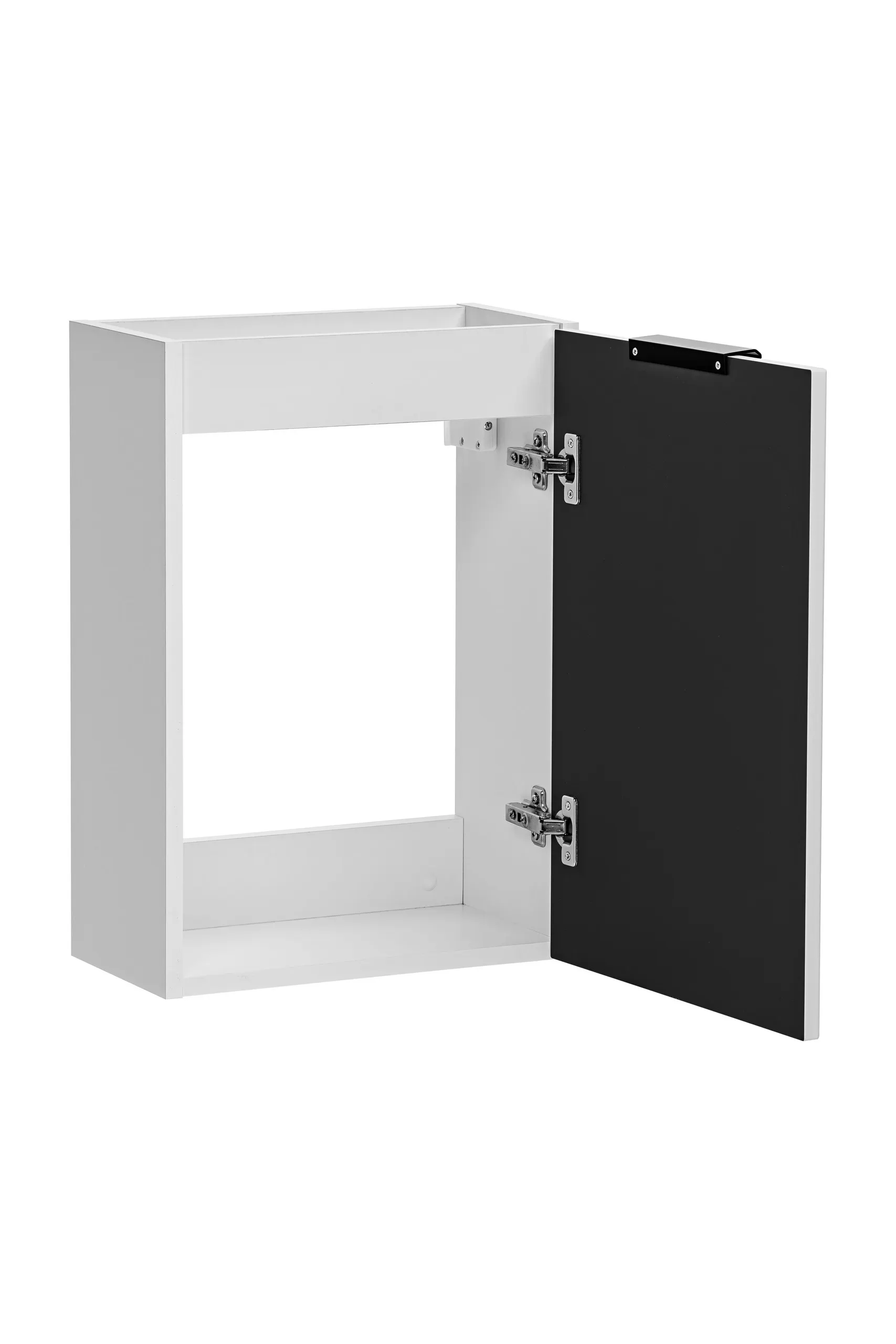 Szafka wisząca pod umywalkę ADEL ryflowana biała ryflowana 57x40x22cm - ADEL_WHITE_82-40-B-1D