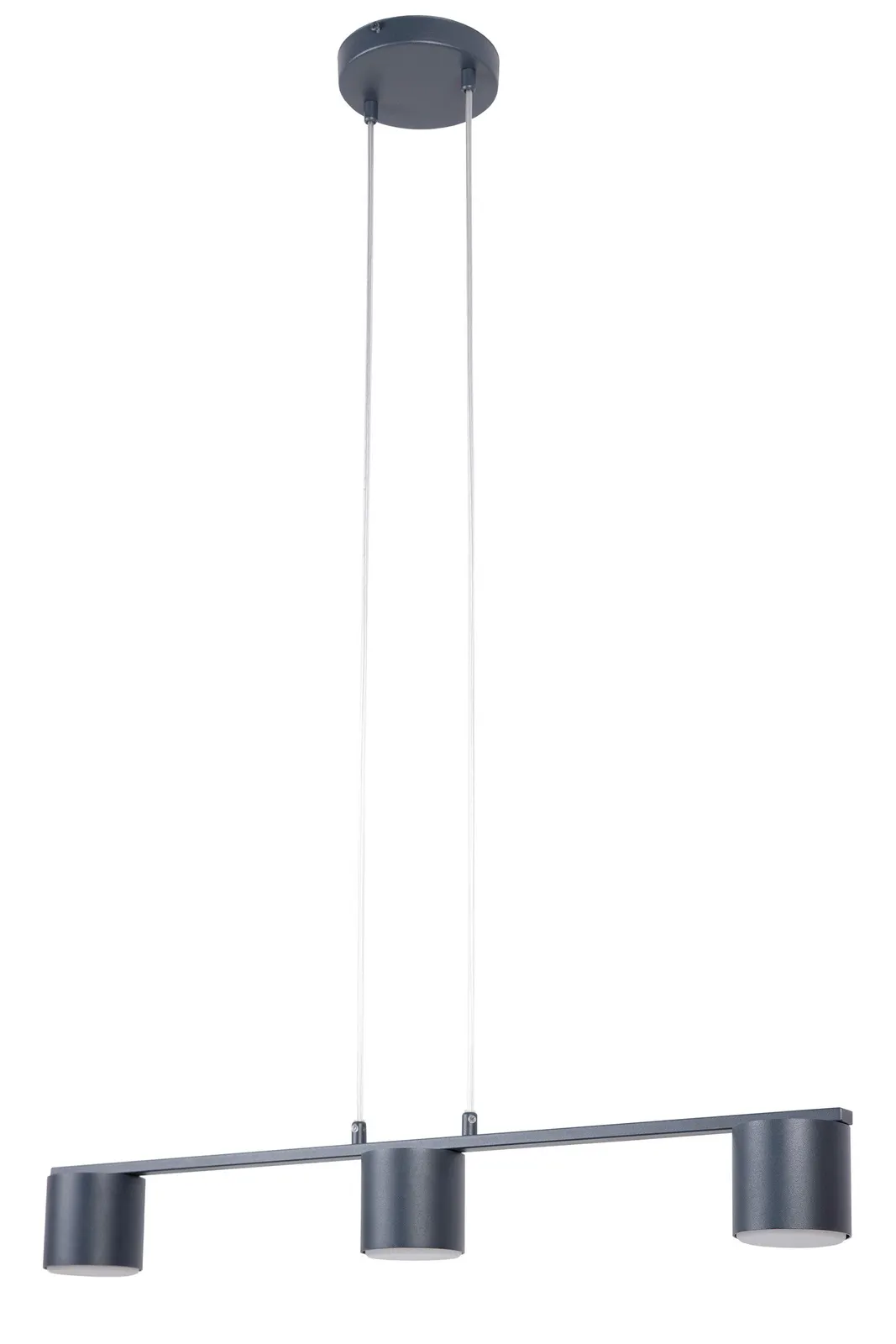 Lampa wisząca stalowa MILA 3 grafitowa - SI_41362