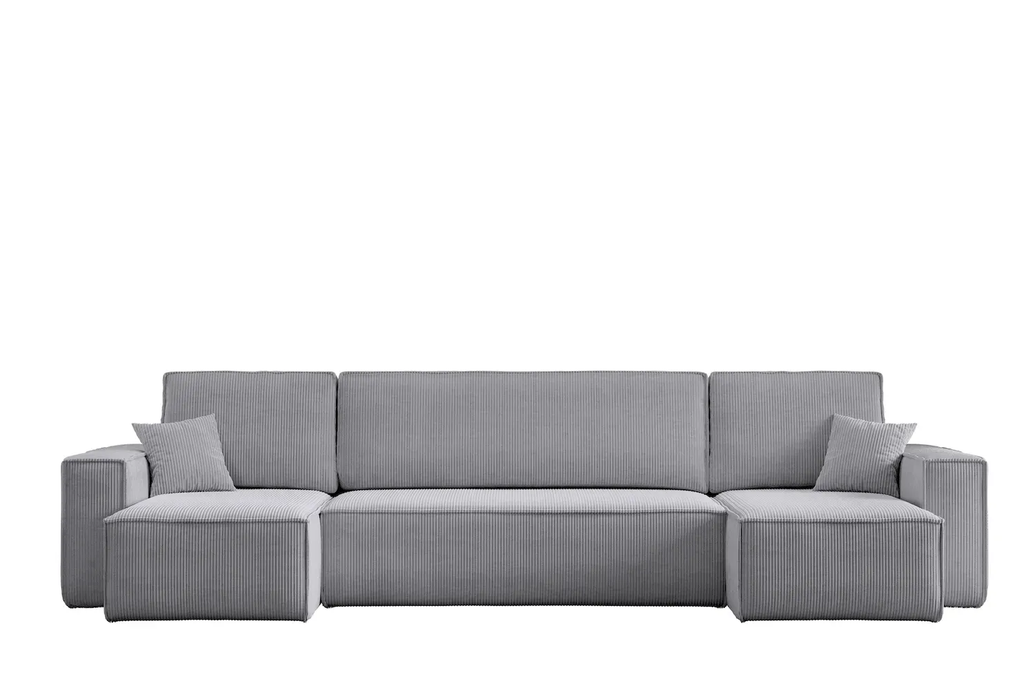 Narożnik uniwersalny KARL U rozkładany tkanina Poso 110 jasnyszary - NAROZNIK_KARL_U_POSO110