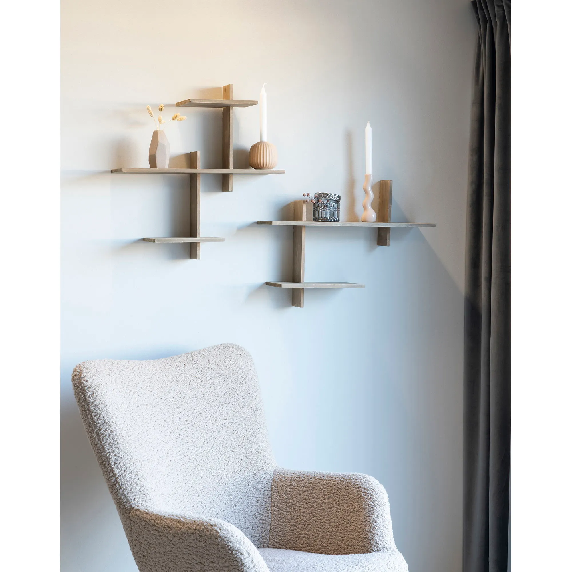 Gavi Półka 53x15x56 Drewno sosnowe