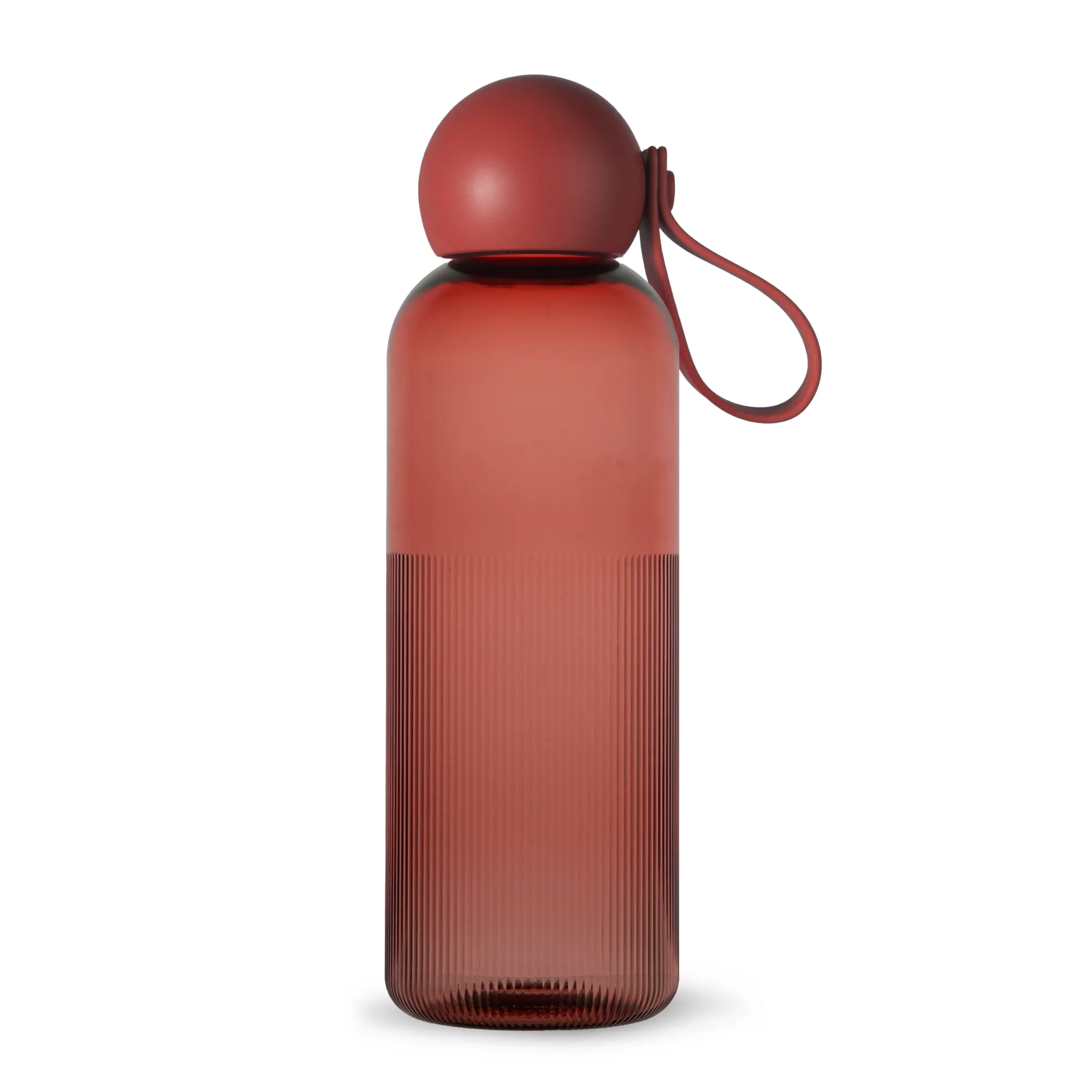 Butelka na wodę TURE 600ml ciemno czerwona Butelka na wodę TURE 600ml ciemno czerwona