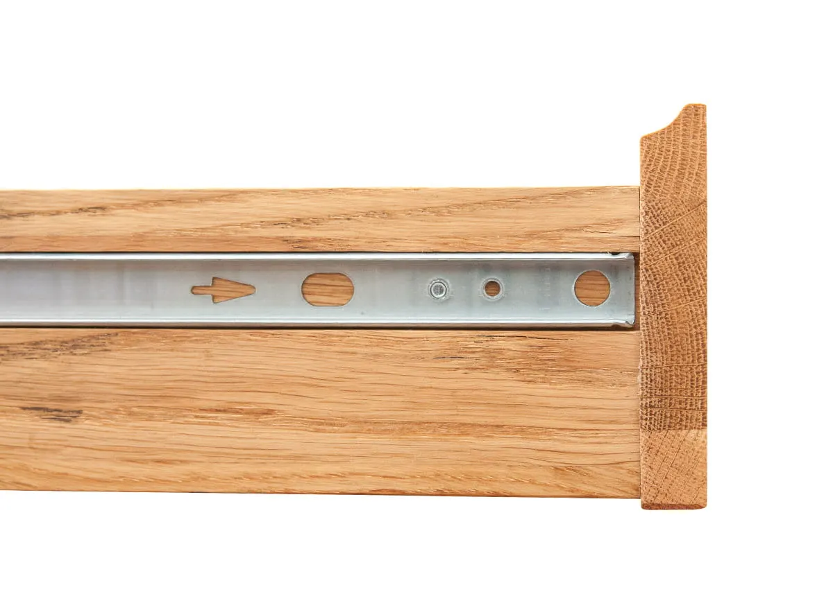 Stolik GIALO z szufladą i półką GIALO 60x40x40 - dąb olejowany - 2SGIA03