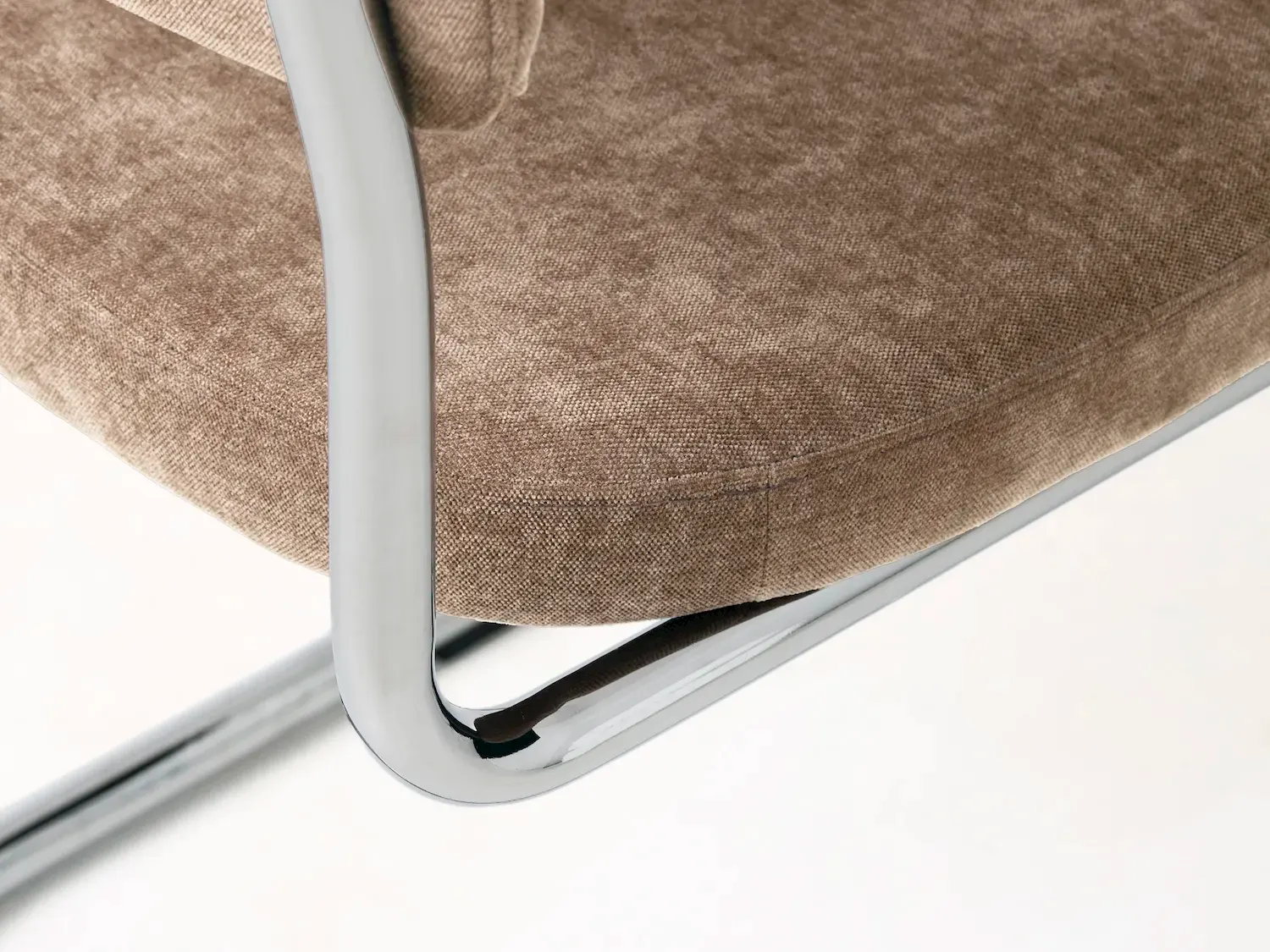 Krzesło GRIFFIN Maloy 34 taupe chrom — zdjęcie 5