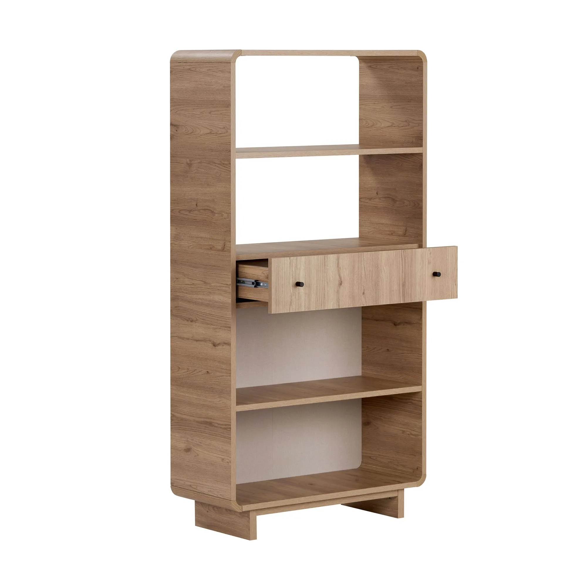 Regał otwarty SENZA z szufladą 78 cm Dąb Sepet - ASI_632NRD1119
