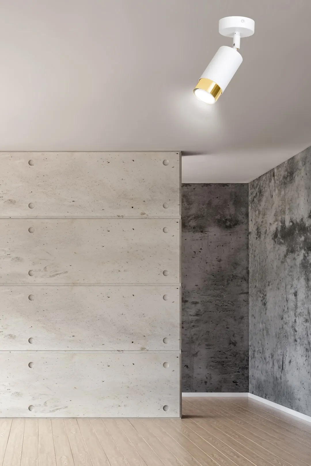 Lampa sufitowa HIRO 1 biały złoty — zdjęcie 4