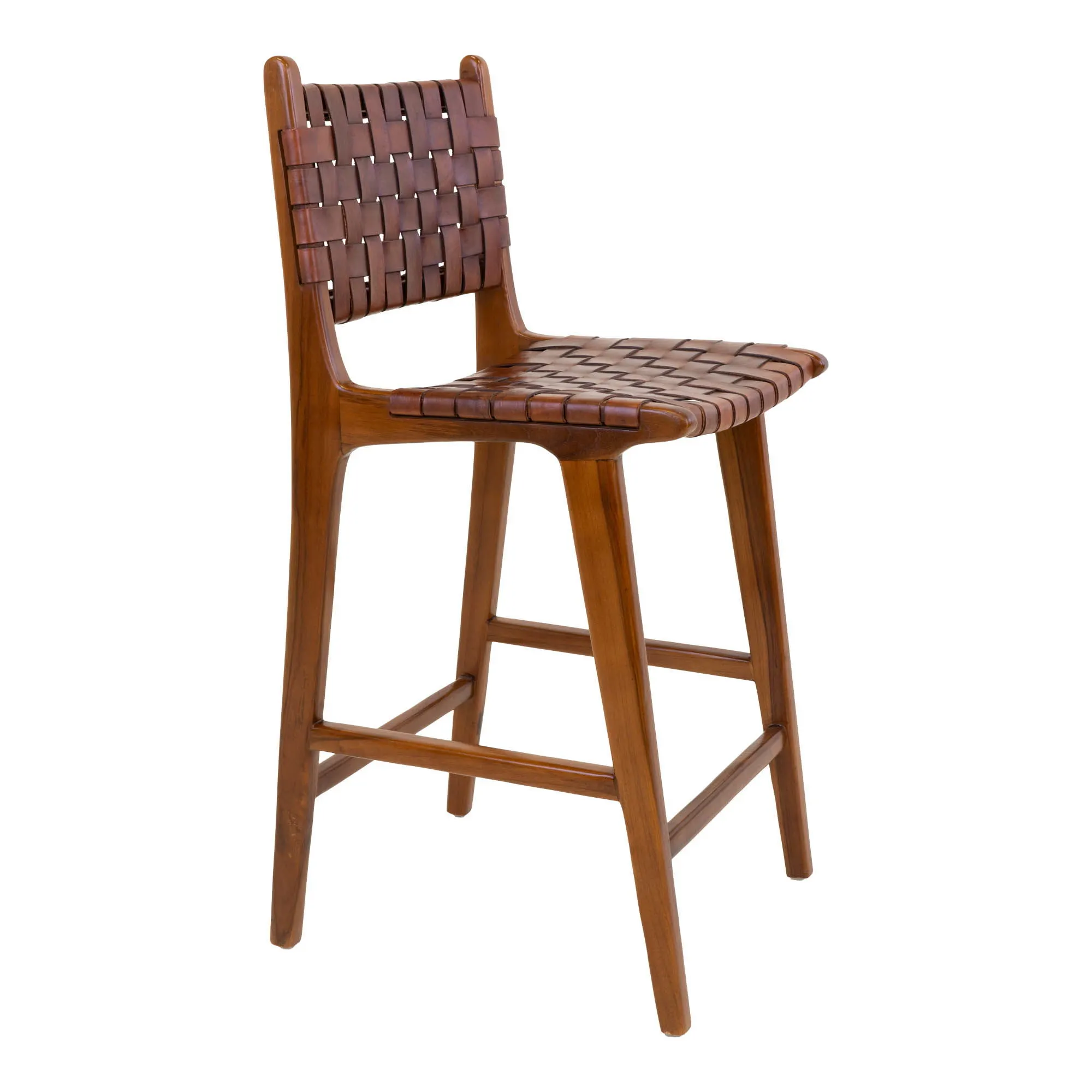 Perugia Hoker Drewno tekowe Skóra Brązowy - 1001510