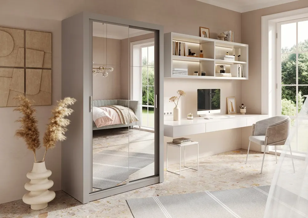 Szafa 2-drzwiowa ARTI AR-19 120cm szara - AR19S