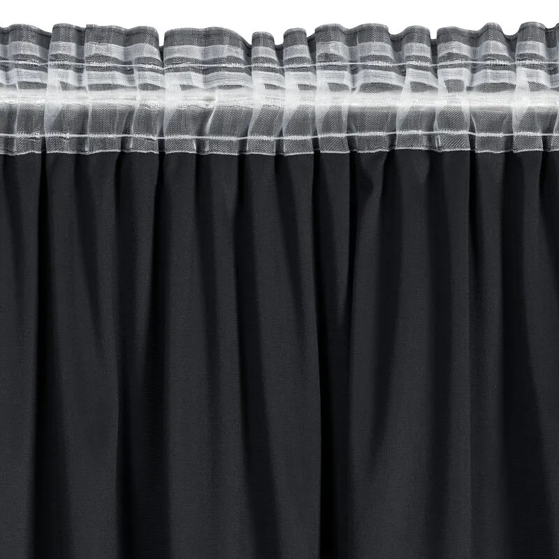 ZASŁONA GOTOWA DANI NA TAŚMIE 140 X 270 CM CZARNY - EU_454063