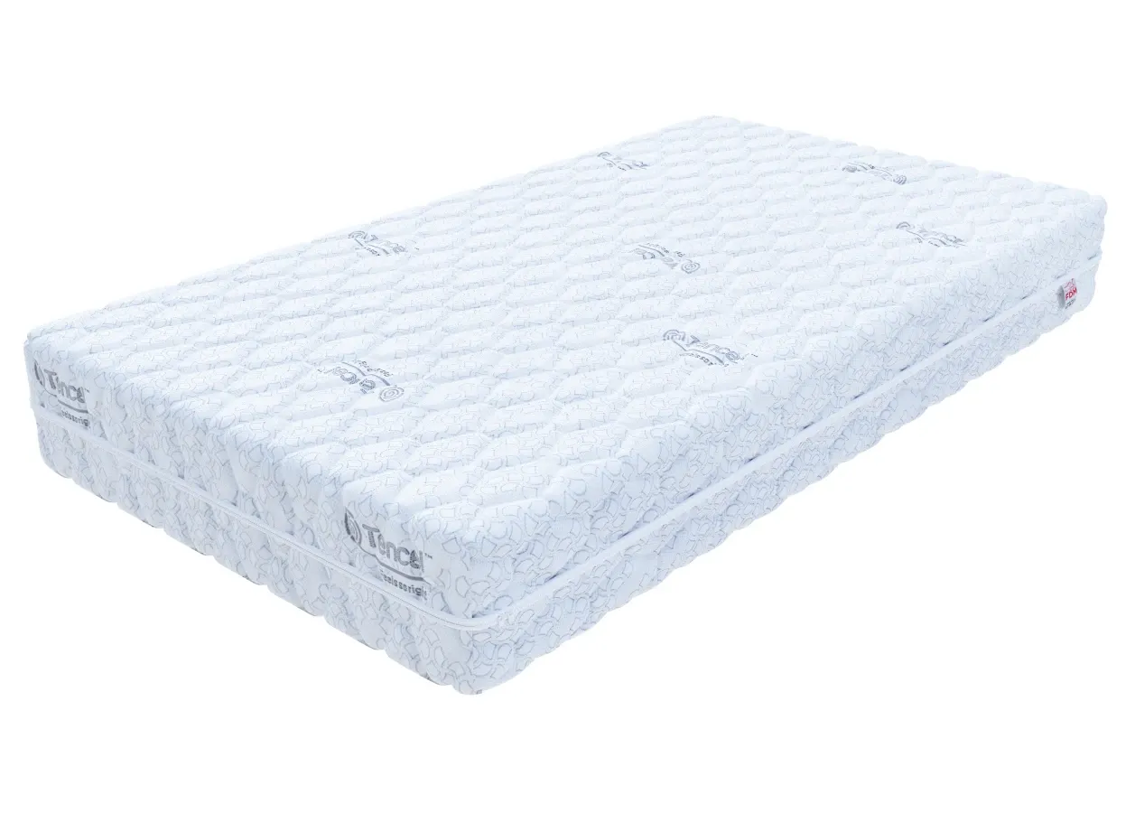 Pokrowiec na materac TENCEL 80x200 cm wysokość pokrowca 12 cm — zdjęcie 2