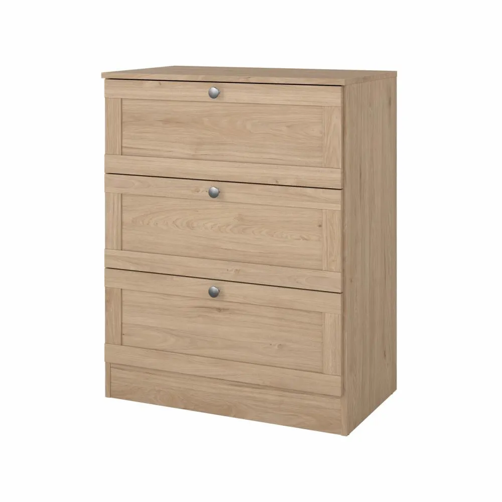 Komoda z 3 szufladami BILLUND 70 cm Jackson Hickory - TV_68055HLHL