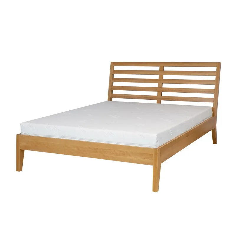 Łóżko bukowe LK165 Naturalny 160x200 DREWMAX Łóżko bukowe LK165 Naturalny 160x200 DREWMAX