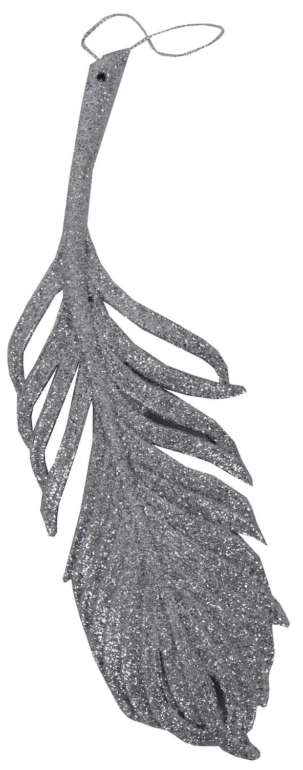 Zawieszka PIÓRO srebrne