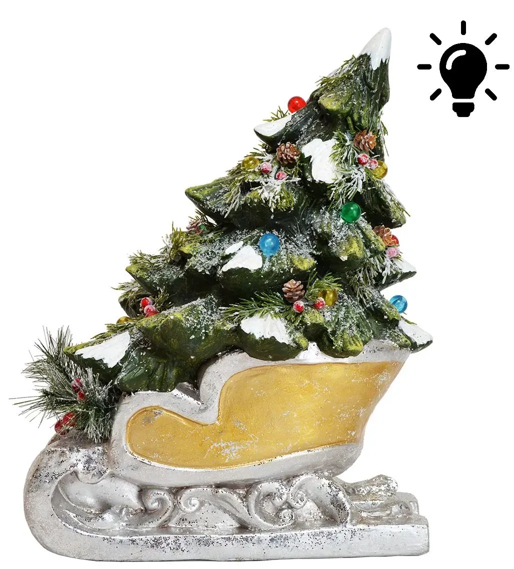 Sanki z choinką podświetlaną 8276