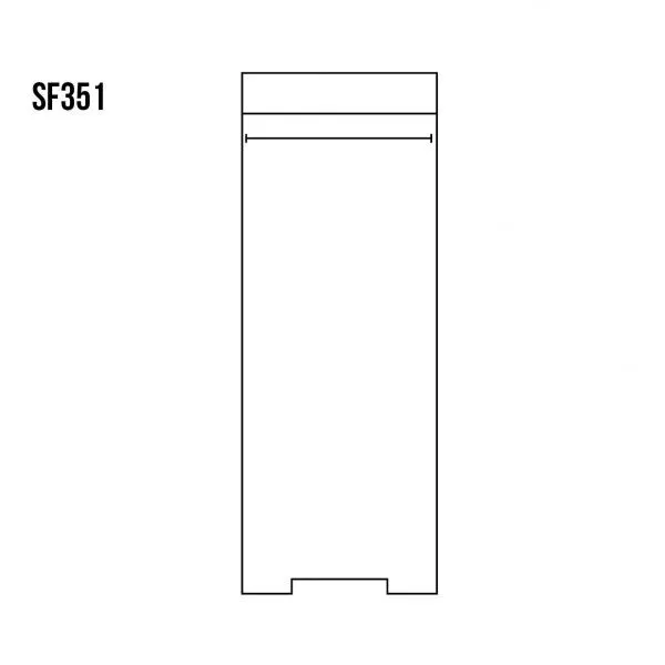 Szafa dębowa SF351 Miodowy DREWMAX - 34121