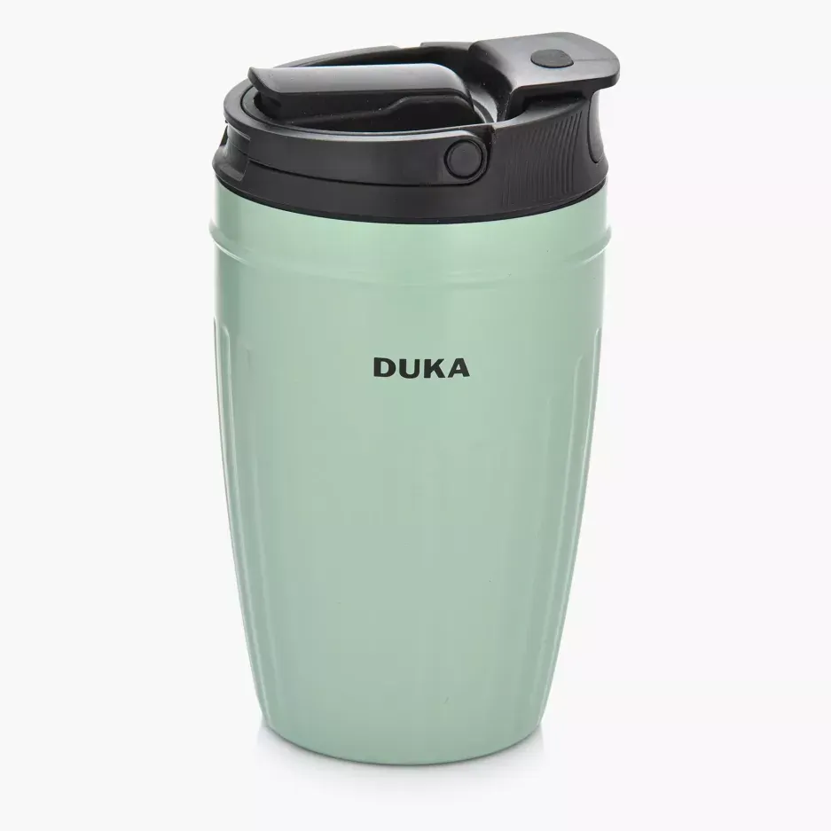 Kubek termiczny 2w1 DUKA RESA 350 ml zielony