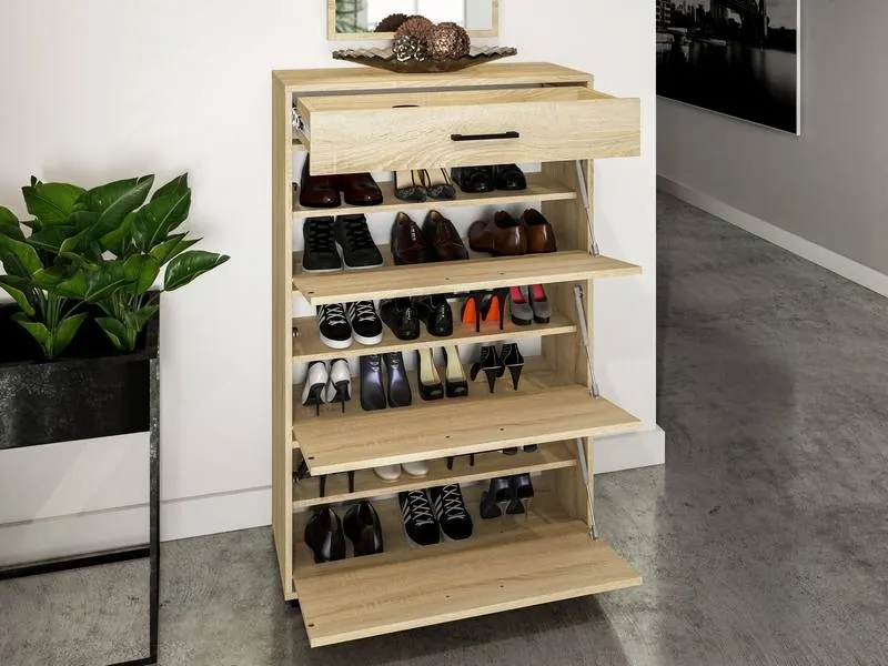 Szafka na buty CARO 15 Sonoma jasna 126x80x34 - 1CARO15-001