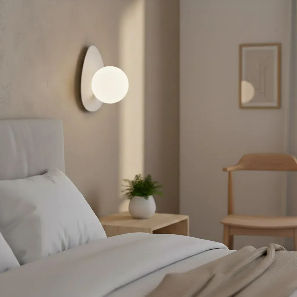 Kinkiet metalowy OVO K1 biały - 1528/K1