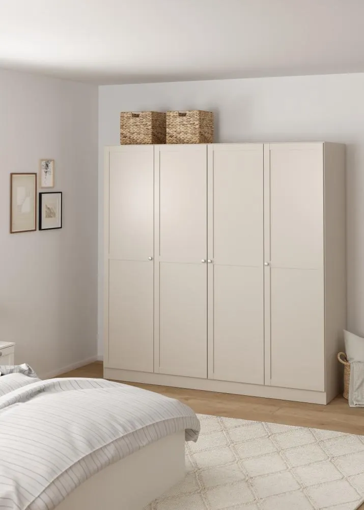 Szafa 4-drzwiowa BILLUND 200 cm cashmere - TV_68053NKNK